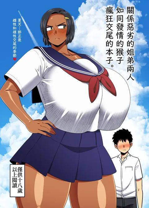 Nakanowarui ane to ototo ga hatsujo shita saru mitai ni kobi shi makuru hon. | 关系恶劣的姐弟两人如同发情的猴子疯狂交尾的本子。