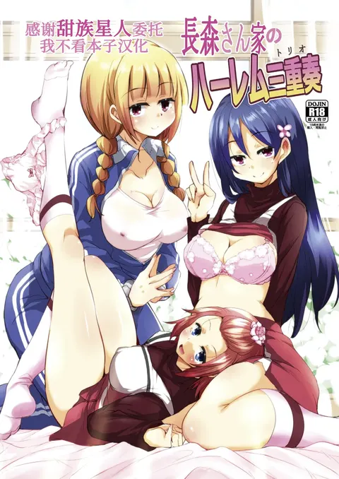 Nagamori-san-chi no Harem Trio