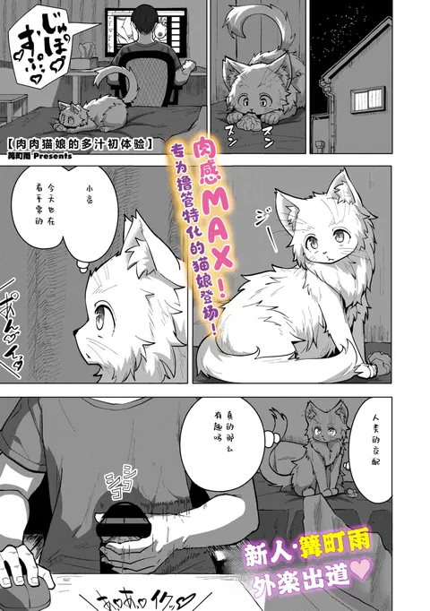 mutimuti nekomusume no tuyudaku hatu taikenn | 肉肉猫娘的多汁初体验